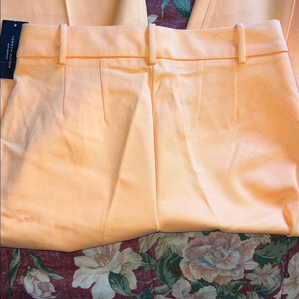 Women light orange  Peach Pant suit - Picture 6 of 6